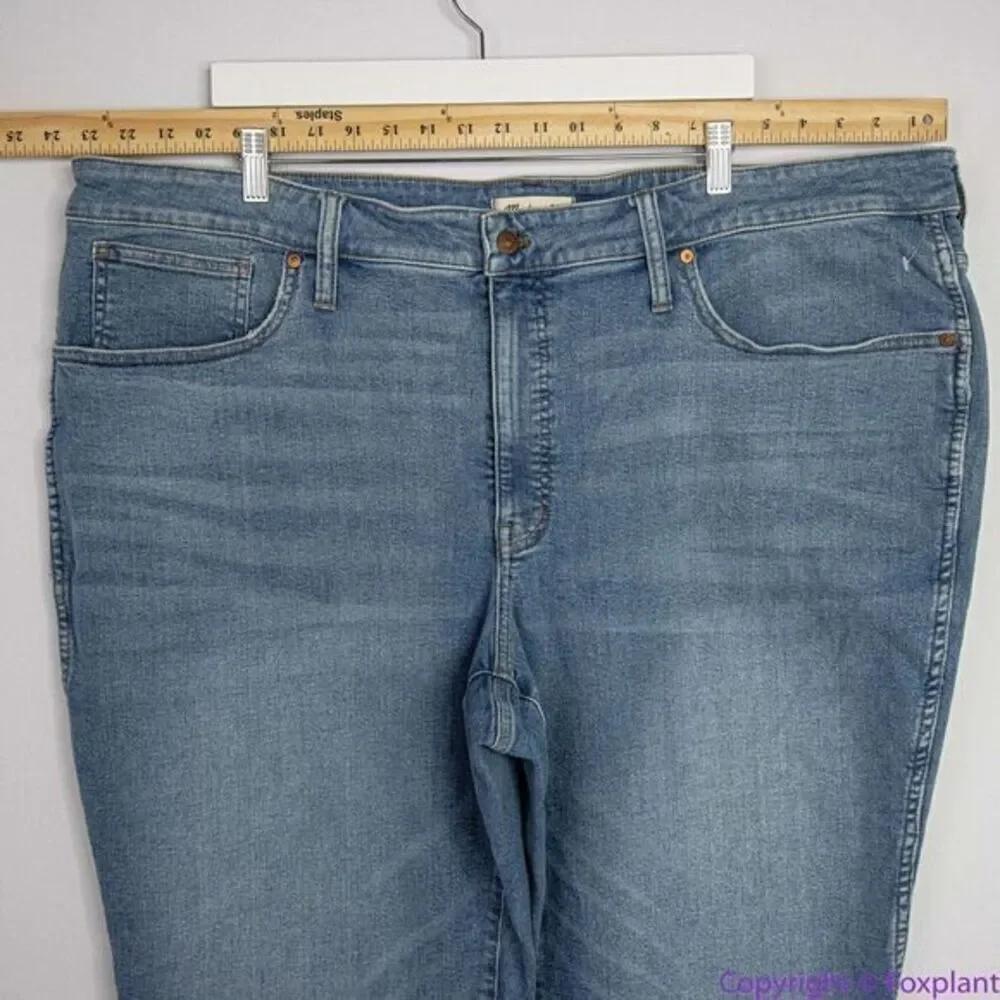 NEW Madewell Plus Stovepipe Jeans in Euclid Wash, 28W‎